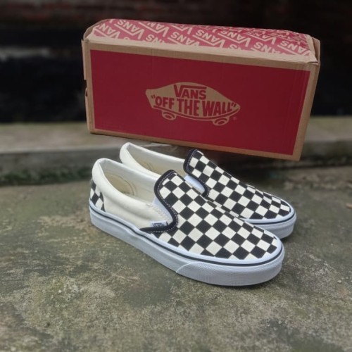 Sepatu Vans Original / Slipon Vans Checkboard
