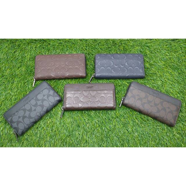 Coach Accordion Wallet In Signature dompet authentic original ori men purse