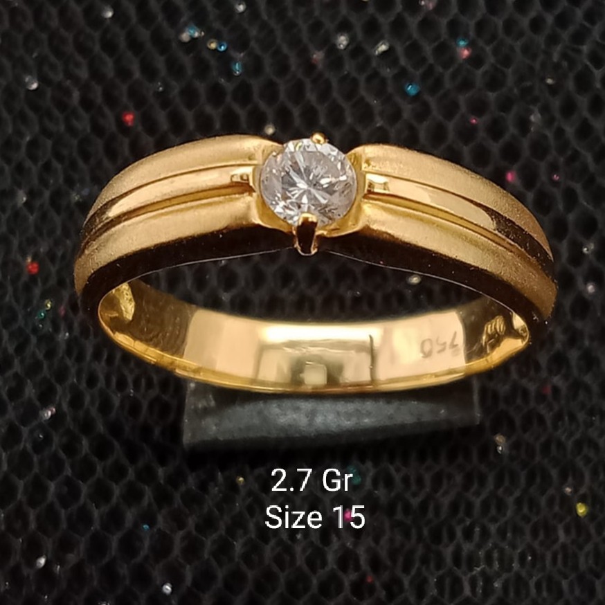 Cincin Emas 17K - 2.7 gr Kadar 750 - 1581