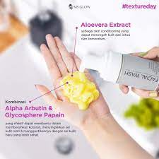 MS GLOW FACIAL WASH WHITENING JAMINAN ORI 100% / facial wash ms glow / sabun wajah / sabun muka ms g