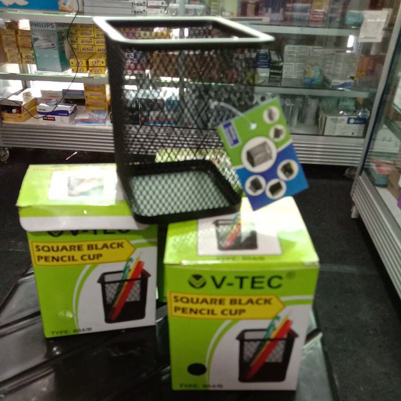 

Pen cup/pencil cup/tempat pensil atau pulpen V-tec