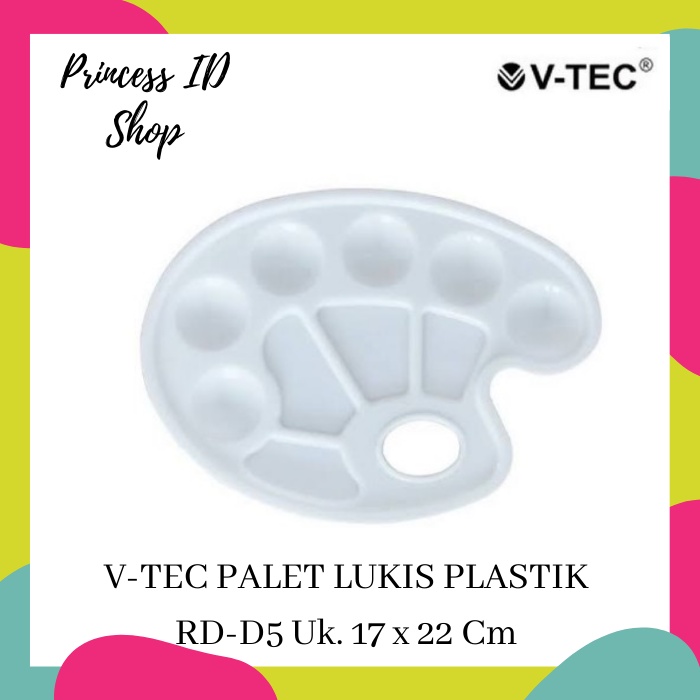 

PALET LUKIS PLASTIK PALETTE V-TEC RD-D5