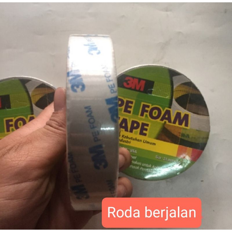 

3M double tipe coated pe foam tape 24mm x 4M original