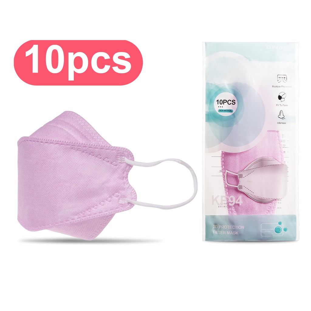 Masker Kf94 Korea Original Warna Warni Face Mask 4 Ply Kf 94 Perlengkapan Non Medis