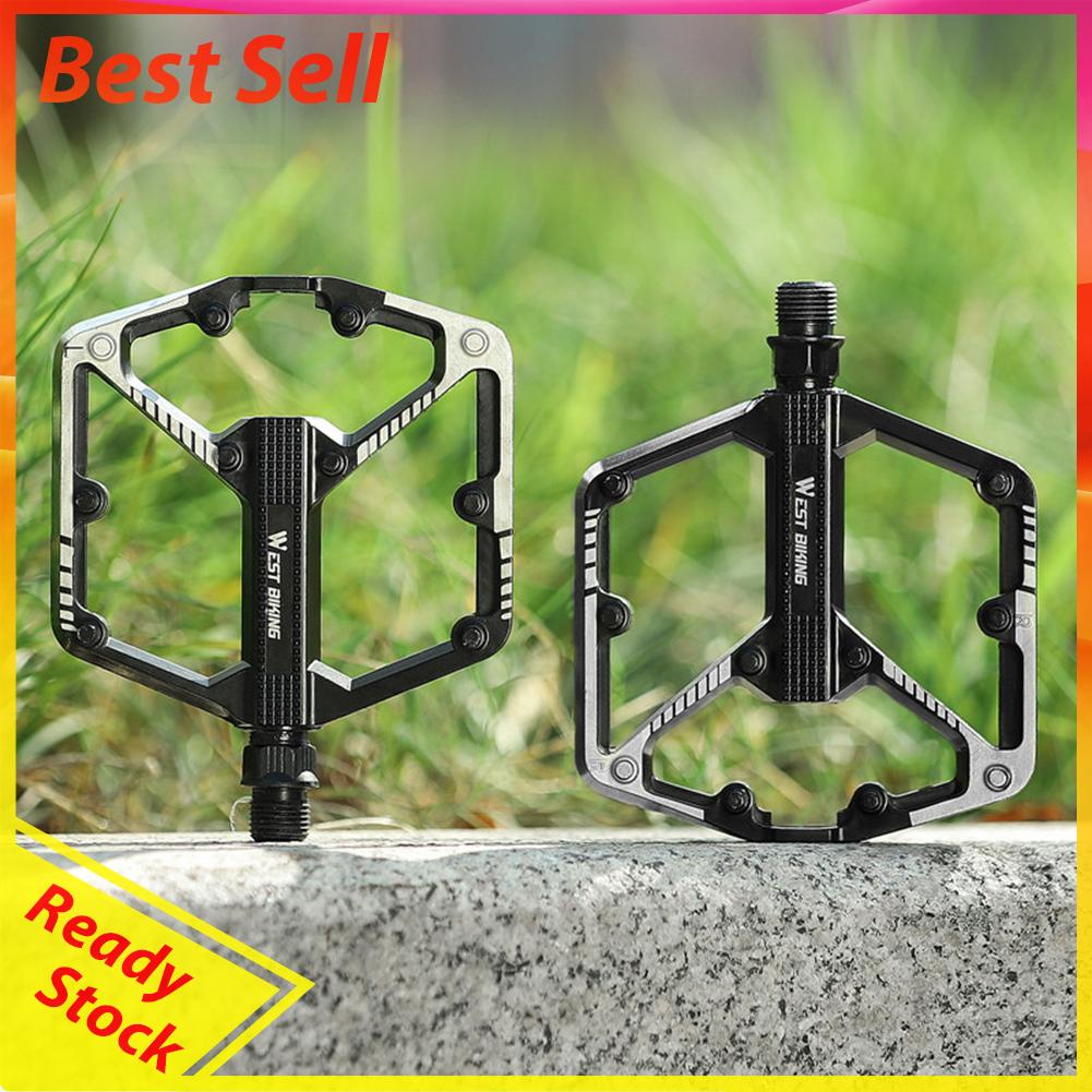 West BIKING Pedal Sepeda MTB Anti Slip Bahan Aluminum Alloy