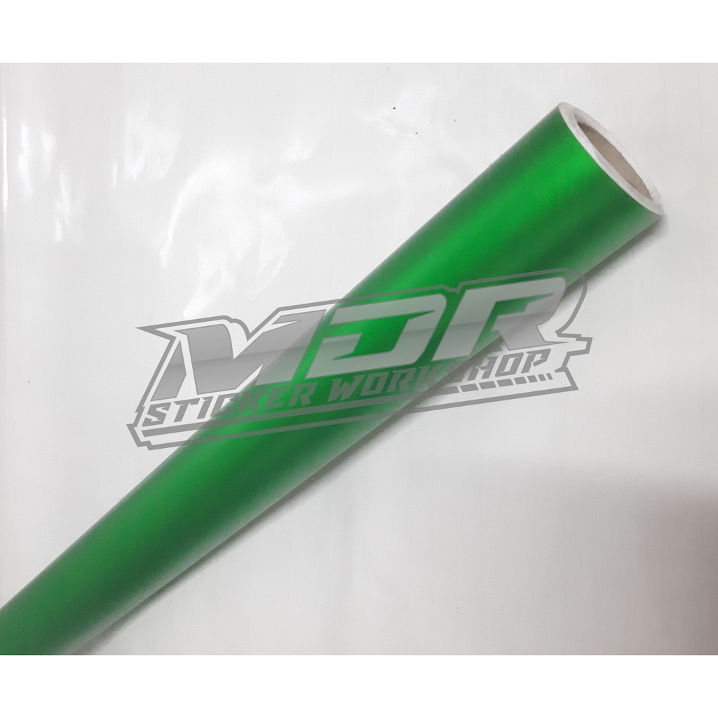 Stiker skotlet green flashmate hijau chrome doff hijau dop metalik