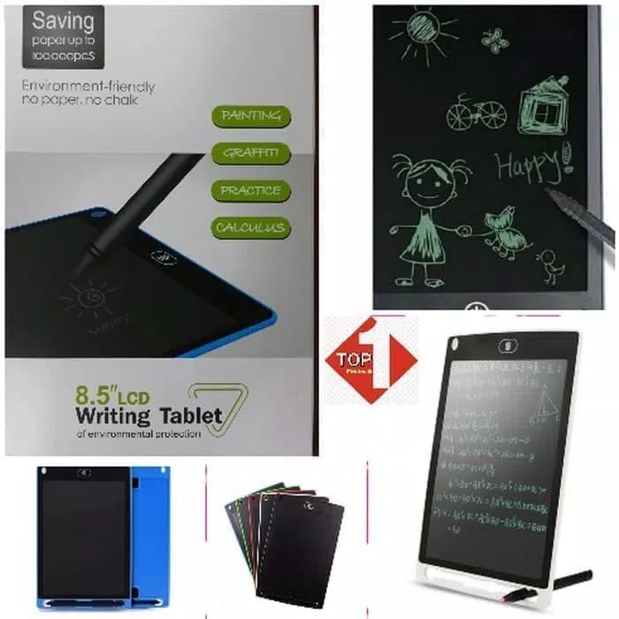 LCD Writing tablet 8.5” / Papan Tulis Anak dan Dewasa(TANPA BATERY)