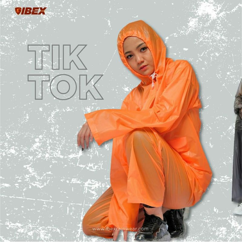 Jas Hujan Jaket Celana TikTok Ibex