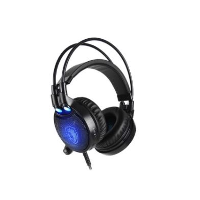 Headset gaming sades wired usb 7.1 surround sound vibration stereo with microphone octopus plus - headphone