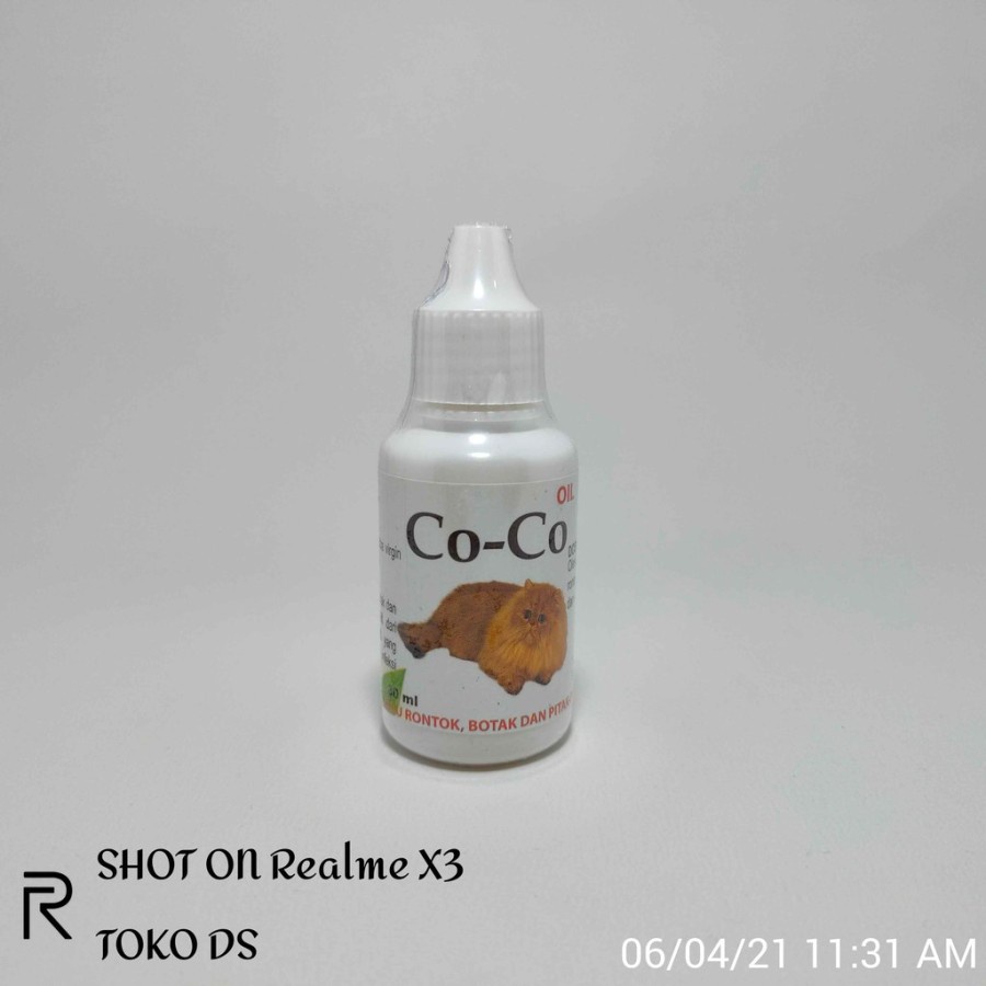 Coco Oil 30 ML Cat Oil Cat Obat Anti Bulu Rontok Botak Penghilang Bulu Rontok Pada Kucing