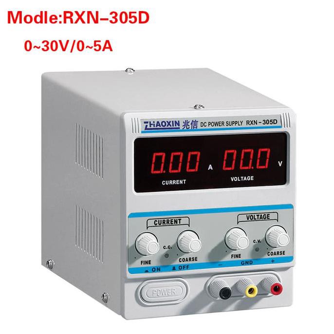 Power Supply 0-30V 0-5A Zhaoxin Rxn-305D 30V 5A Wprt1231 Buru Order