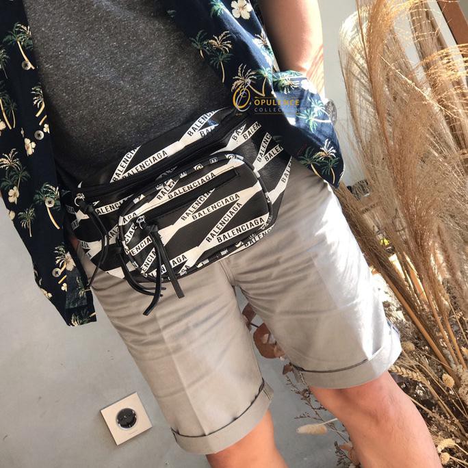 Barang Bagus Tas waistbag Balenciaga Kulit Import ON SALE