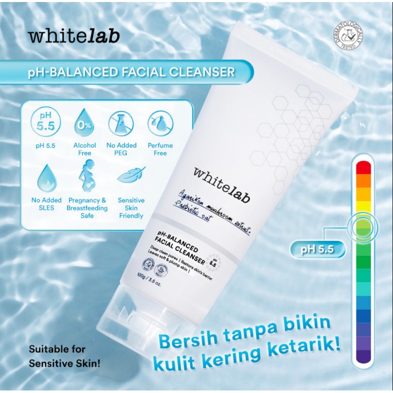 Jual WHITELAB / WHITE LAB Ph Balanced Facial Cleanser Shopee Indonesia