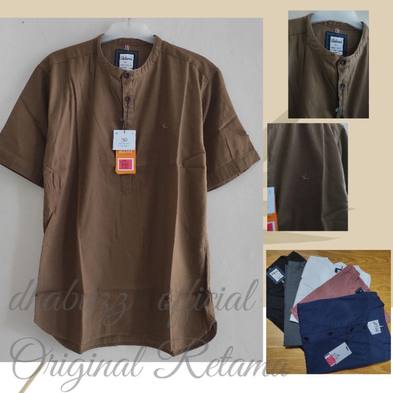kemeja koko kemko pria original terbaru lengan pendek retama