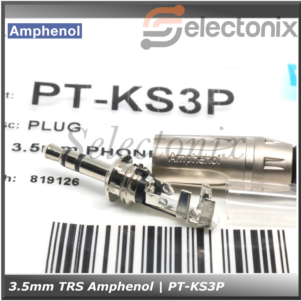 Jack Audio 3.5mm TRS-Stereo | Amphenol [PT-KS3P]