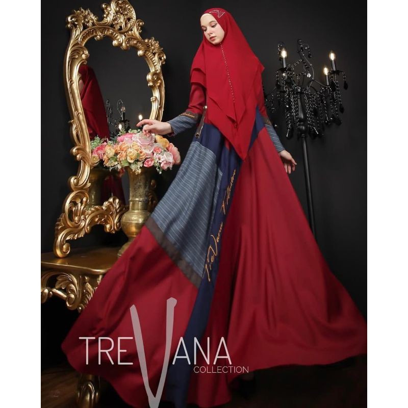 Regina set syari by Trevana siap kirim
