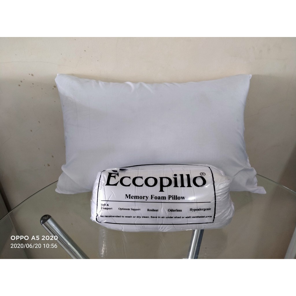 Bantal Kepala Empuk Memory Foam Eco Pillow - Bantal Hotel Kesehatan Leher