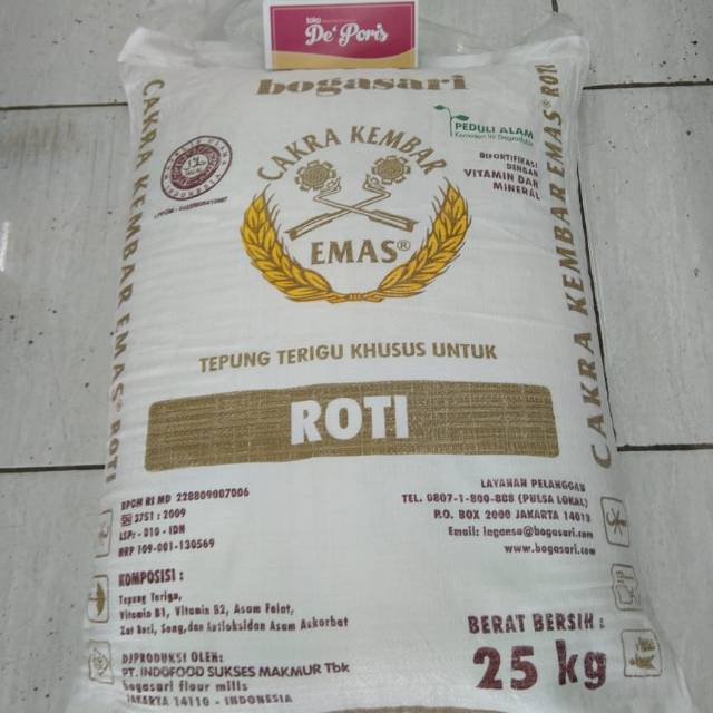 

TEPUNG CAKRA KEMBAR EMAS 1KG