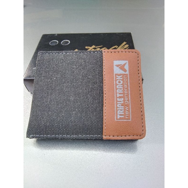 dompet bahan kanvas  dompet distro Tripletrack