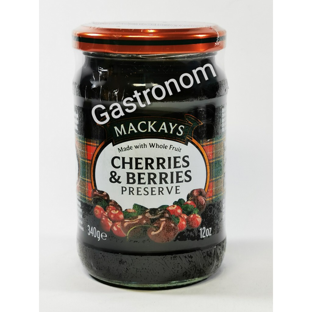 

Selai Mackays / Selai / Cherries & Berries Preserves Mackays 340 gr