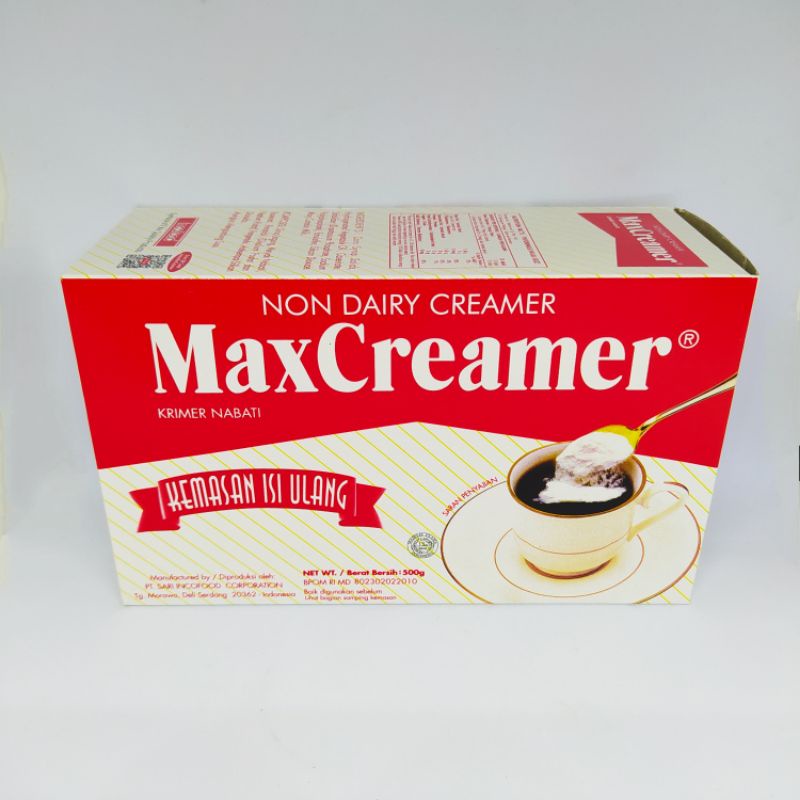 

Max Creamer Refil 500gr/ Non Diary Creamer/ Krimer