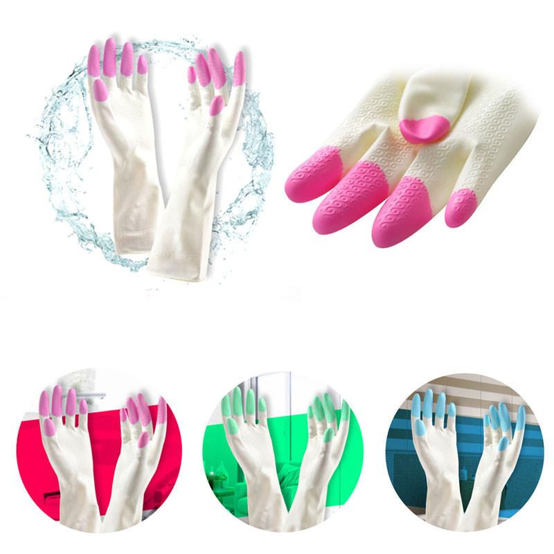 SARUNG TANGAN CUCI PIRING SILIKON ANTI AIR 1PASANG / SARUNG TANGAN CUCI PIRING KARET SERBAGUNA / RUBBER GLOVE