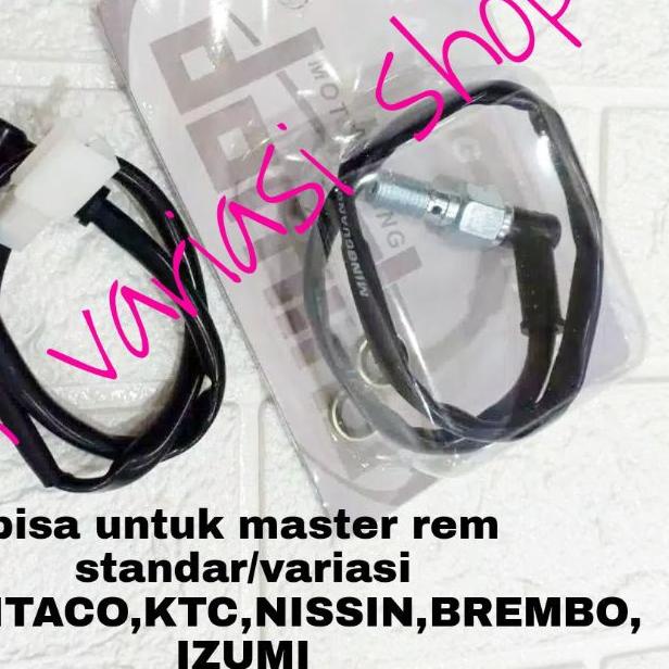 ➳ suit swit switch master rem depan belakang standar/variasi drat kasar / halus ktc rcb brembo nissi