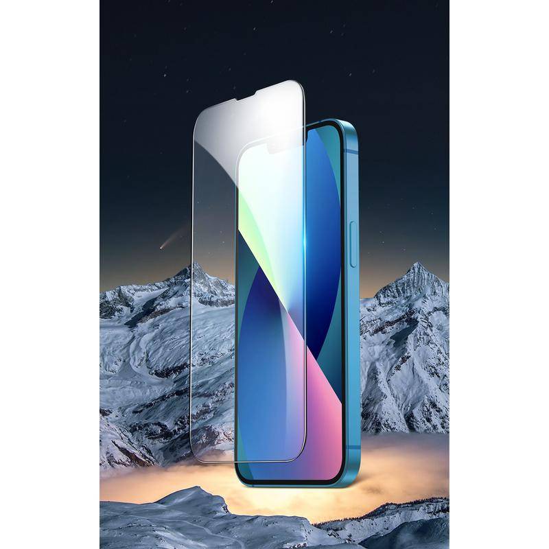 1pc Pelindung Layar Tempered Glass Untuk iPhone 13 12 11 Pro MAX Mini X XS MAX XR SE 2022 2020 6 6S 7 8 Plus