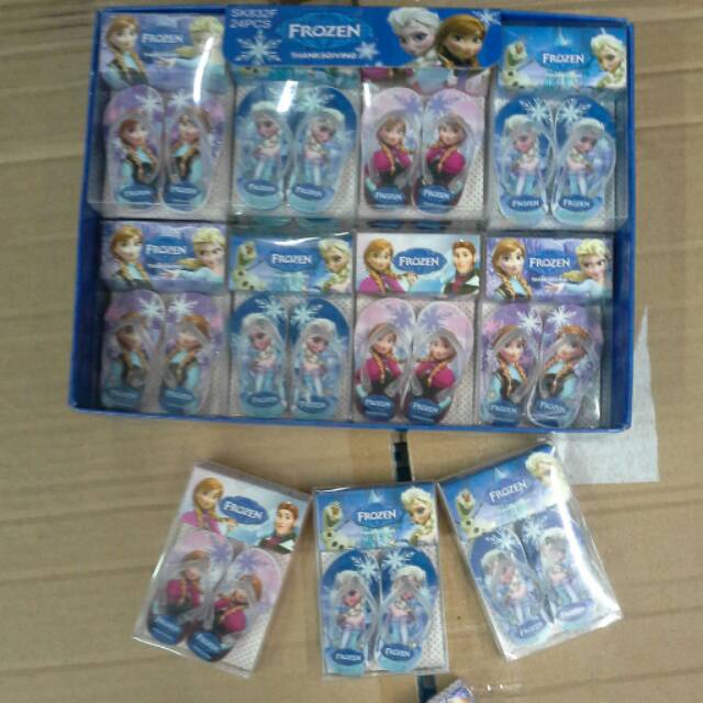 

Penghapus karakter frozen model sendal