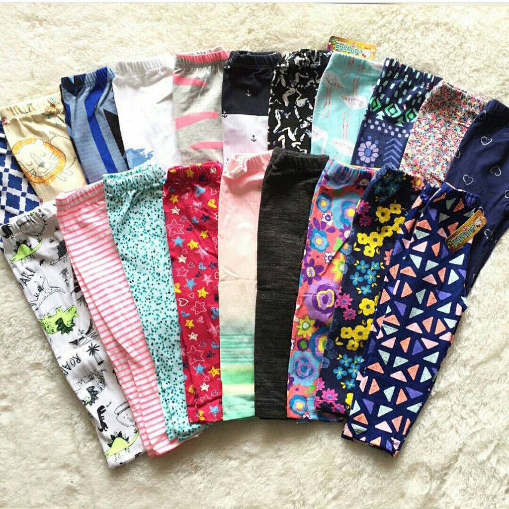 Legging Callysta full motif celana panjang anak Shopee 