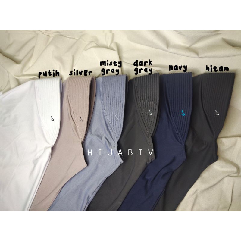 BERGO HAMIDAH OVAL ORI size L |  HIJAB INSTAN SPORT | KERUDUNG SEKOLAH | JILBAB OLAHRAGA