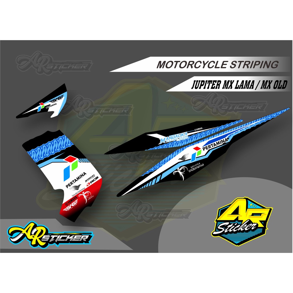 Striping Jupiter Mx Old Mandalika / Striping Mx Lama / Sticker Jupiter Mx / Striping Mx Old / Stripp