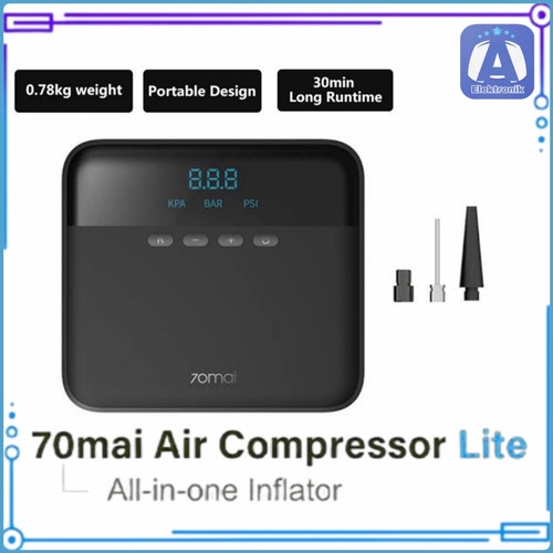 PERTUKANGAN PNEUMATIC 70MAI AIR COMPRESSOR LITE TP03 70MAI MOBIL POMPA BAN ELECTRIC PORTABLE