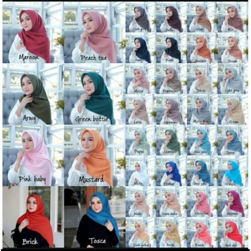BELLA SQUARE HIJAB SEGI EMPAT HITS ZAMAN NOW