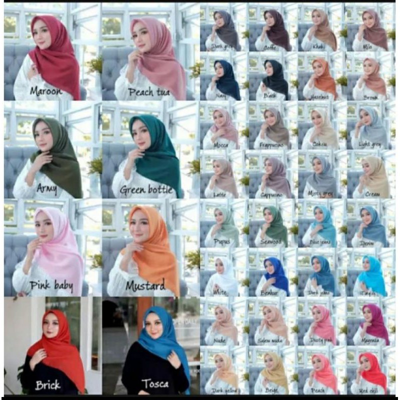 BELLA SQUARE HIJAB SEGI EMPAT HITS ZAMAN NOW