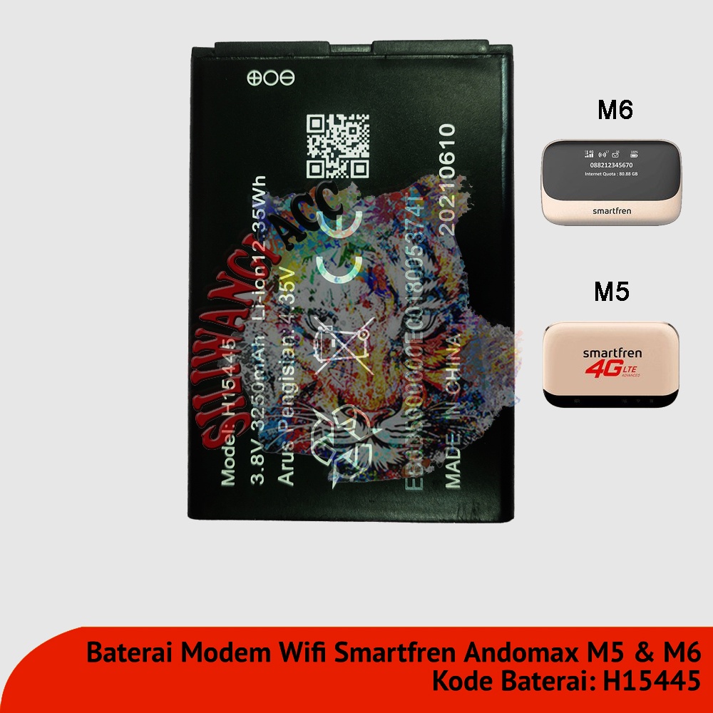 Baterai Modem Wifi 4G Smartfren Andromax M5 Andromax M6