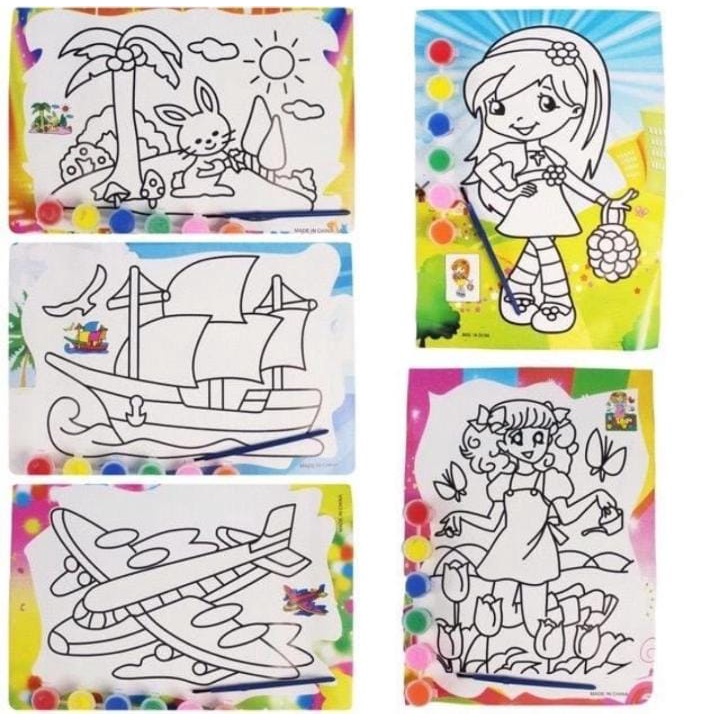 Mainan (1 Set) Mewarnai Cat Air Water Color Set Anak Edukasi Anak Import