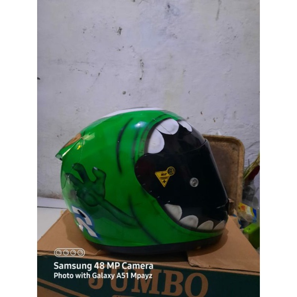 Helm KYT ala ala HJC Rpha 11 Mike Wazowski