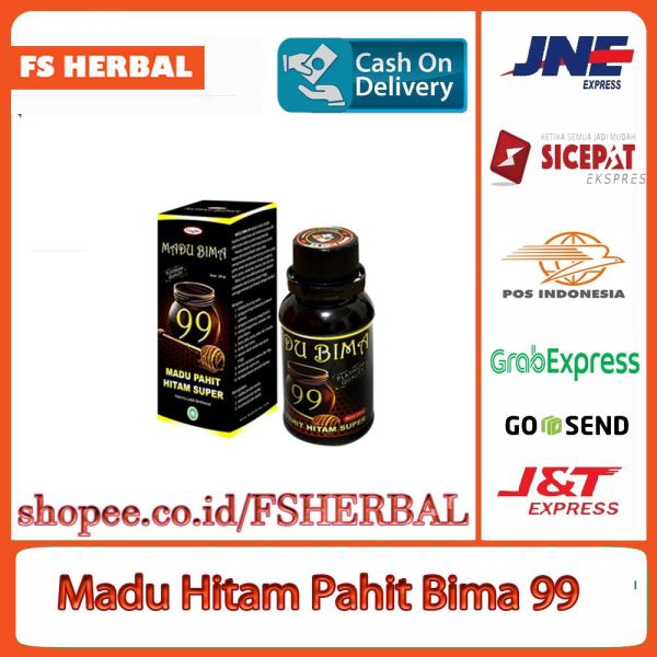 Original Madu Bima 99 Madu Pahit Hitam Super Madu Cerdas MKW MKP Kemasan Baru