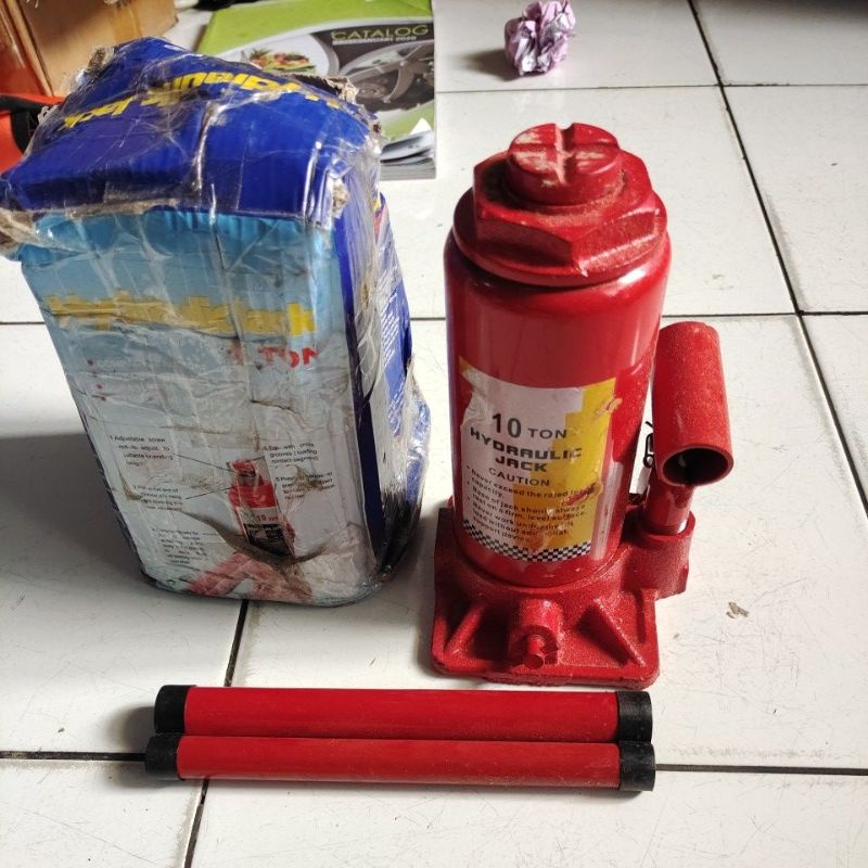 dongkrak botol 10 ton / hydraulic bottle Jack 10 ton