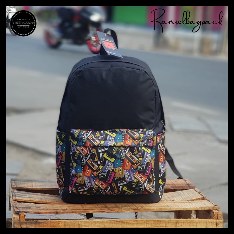 Tas Ransel Backpack Punggung Sekolah Kuliah Outdoor Multifungsi Kekinian Terbaru Cewek Perempuan