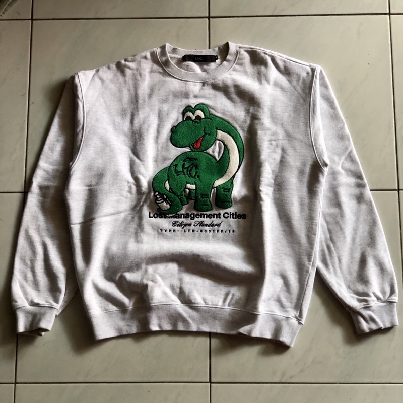 Sweatshirt Crewneck LMC Lost Management Cities Dino Original Second