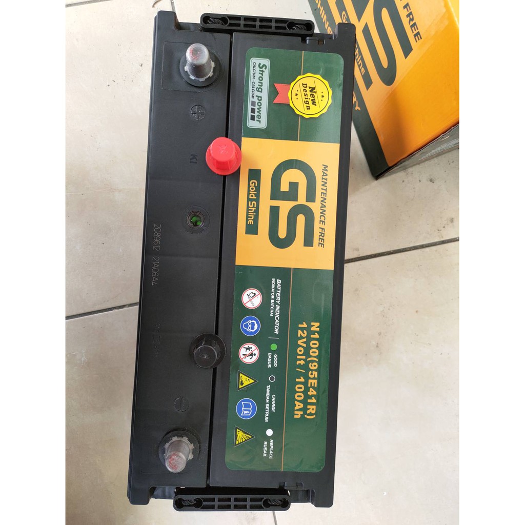 AKI GENSET GS MF N100 AKI KERING 12V / 100Ah