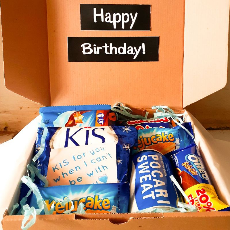 

SNACKBOX / GIFTBOX / HAMPERS - BLUE SET