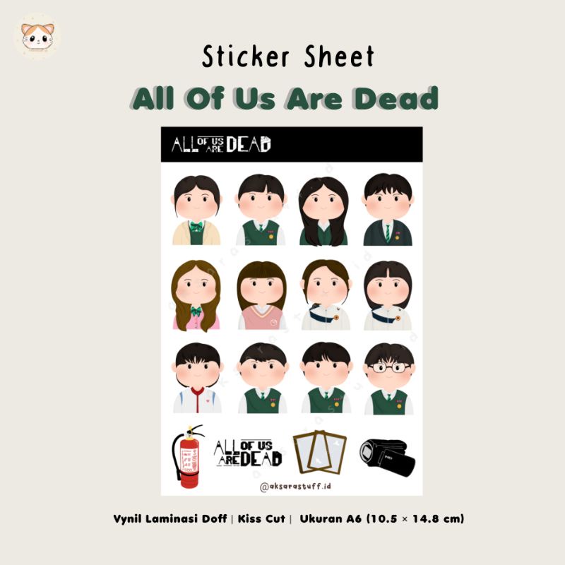 

STICKER/MEMOPAD KDRAMA ALL OF US ARE DEAD (AOUAD)