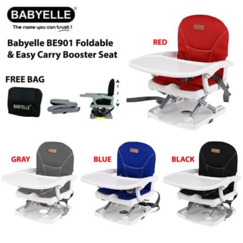 BABYELLE FOLDING BOOSTER SEAT 901 - Kursi Makan Bayi - Kursi Bayi - Kursi Anak - Perlengkapan Bayi