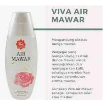 VIVA Milk Cleanser dan Face Tonic bengkoang100ml Air Mawar (Susu pembersih / Toner Penyegar)