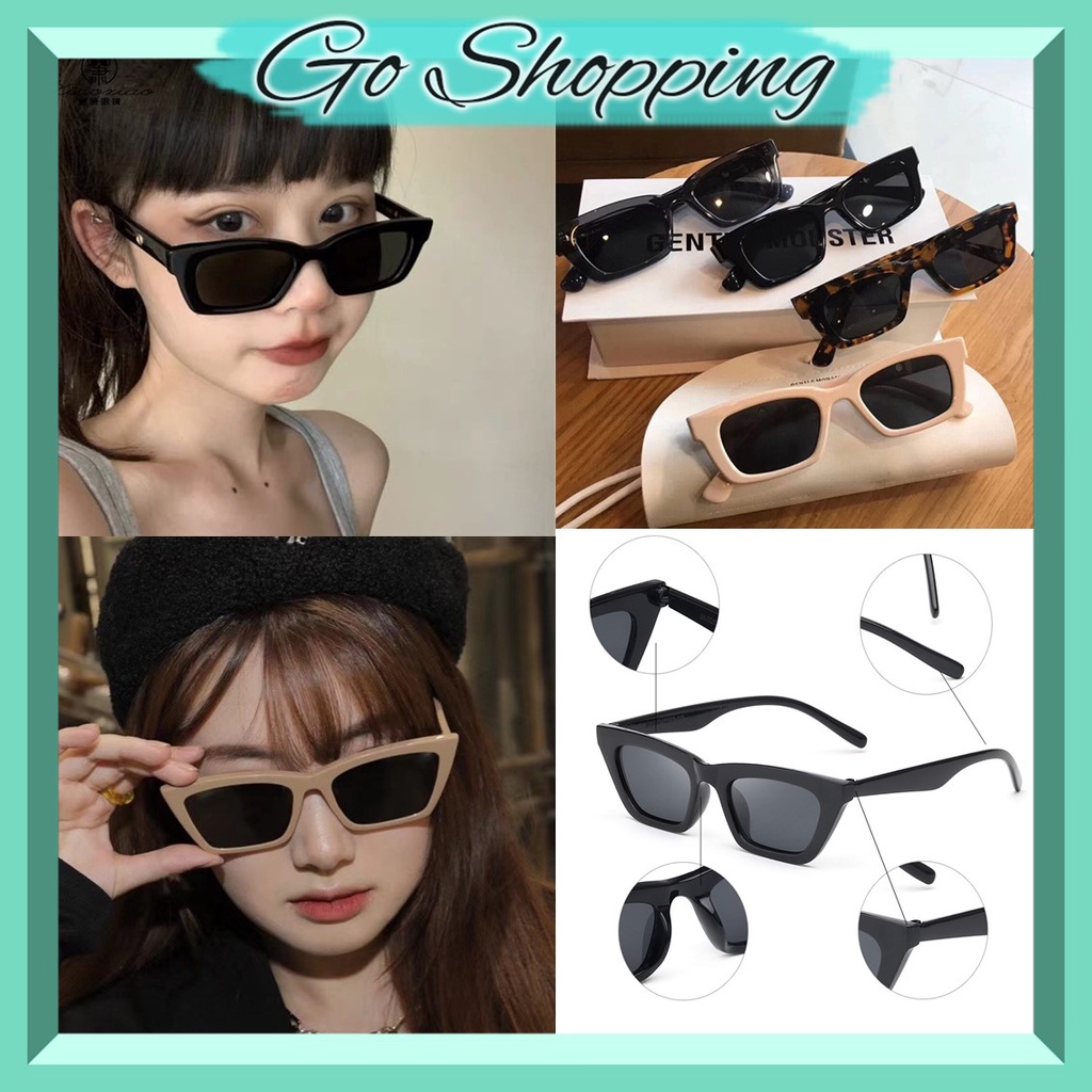 GO! KC526 Kacamata Gaya Retro Vintage Sunglasses Korean Fashion kaca mata hitam cod