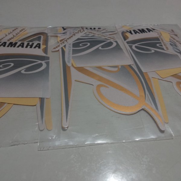 Striping Sticker Decal Yamaha Fino Premium 2018 2019 Putih