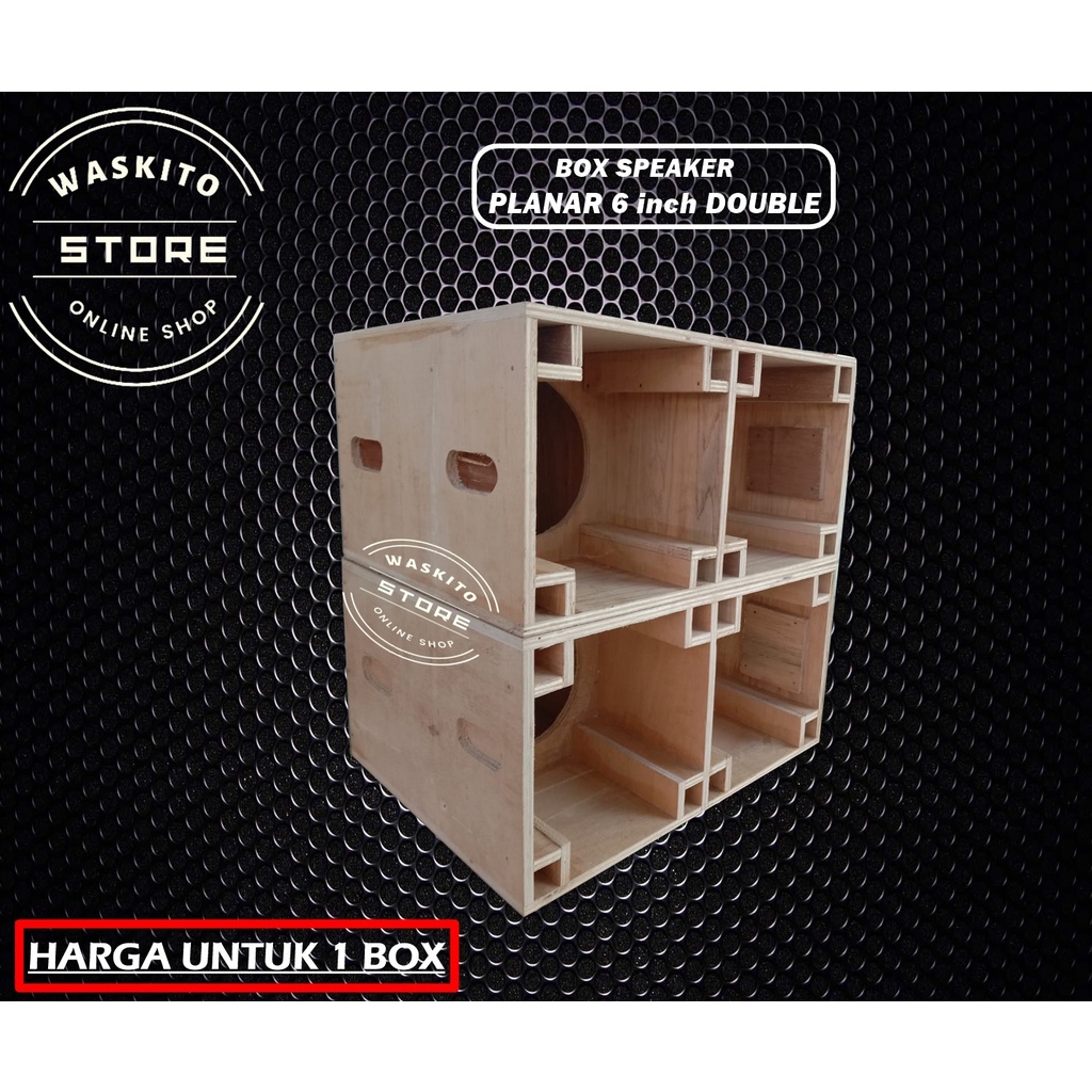 Box Speaker Planar 6 Inch Double